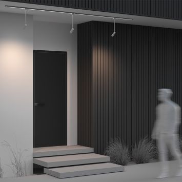 Уличный трековый светильник Outdoor O-TR01-2-P-8WW3K MAYTONI Focus Led Белый