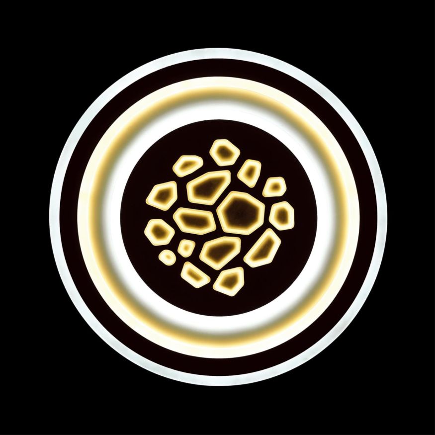 Настенно-потолочный светильник SONEX 3024/99CL PEBBLES белый/коричневый