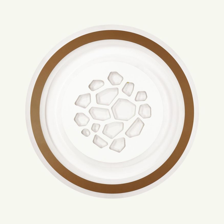 Настенно-потолочный светильник SONEX 3024/99CL PEBBLES белый/коричневый