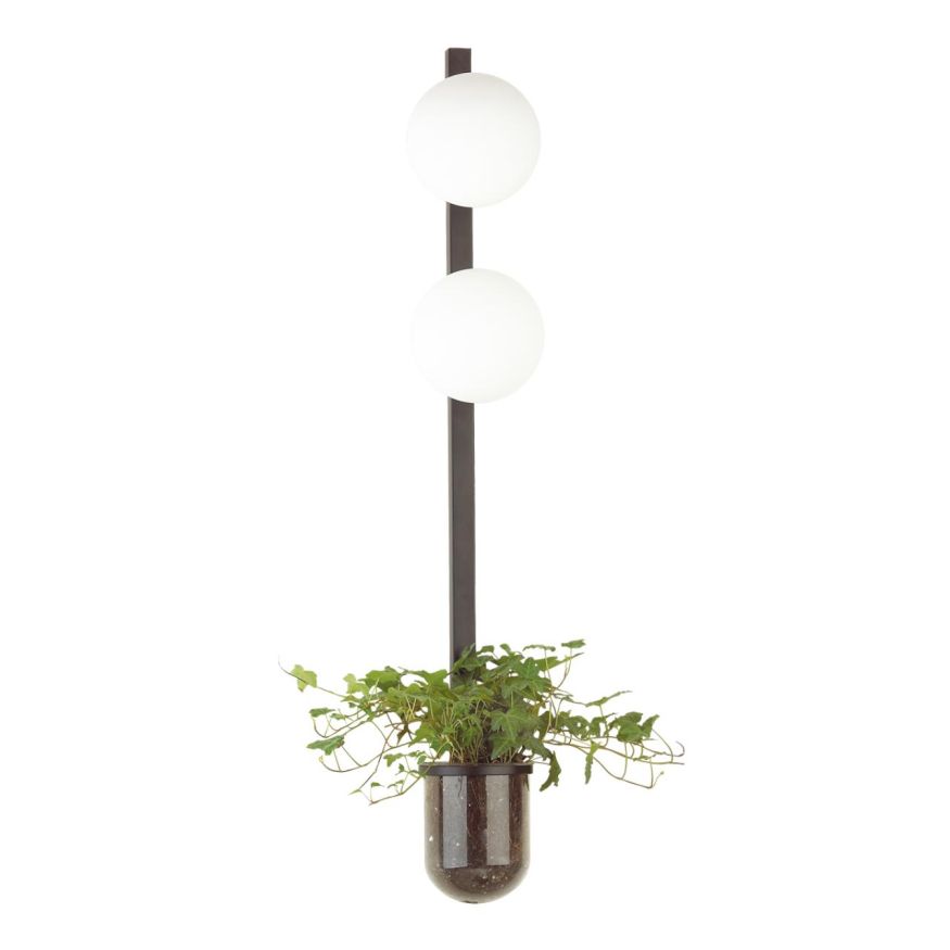 Настенный светильник ODEON LIGHT 4681/2WA FLOWER черный/белый