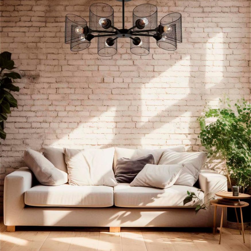 Люстра потолочная LUMION 8238/8C TIDINA черный