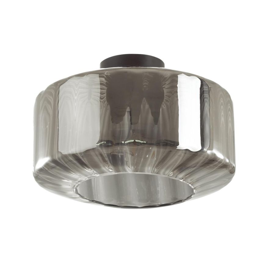 Светильник потолочный ODEON LIGHT 4746/1C BINGA дымчатый/черный