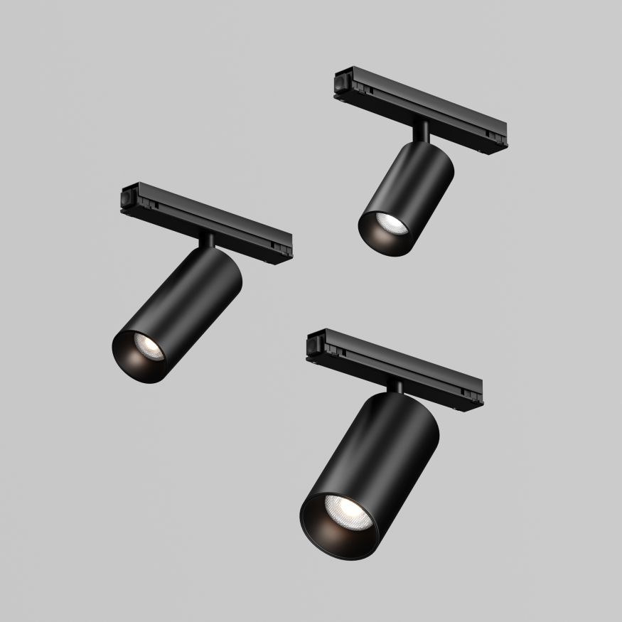 Уличный трековый светильник Outdoor O-TR02-1-S-20WB4K MAYTONI Focus Led Черный