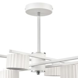 Люстра потолочная LUMION 8241/8C KARINA белый, хром