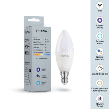 Лампочка Voltega 2427 Voltega Wi-Fi bulbs Матовый
