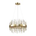 Люстра ODEON LIGHT 4639/8 IDA золотой/металл/стекло