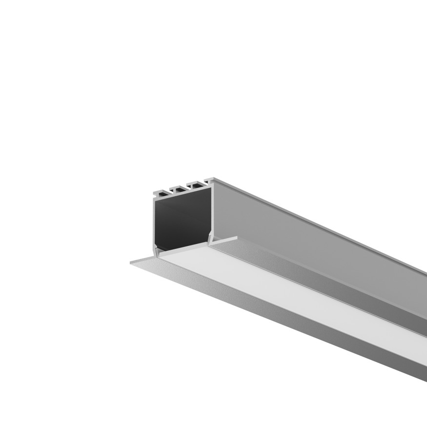 Профиль Led Strip 632001 MAYTONI Встраиваемый с накладным фланцем профиль Серебро