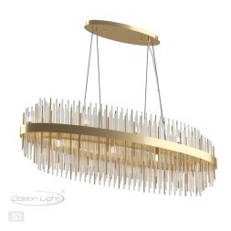 Люстра ODEON LIGHT 4639/16 IDA золотой/металл/стекло