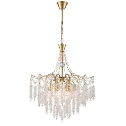Люстра подвесная LUMION 8243/6 KRISTINA латунь