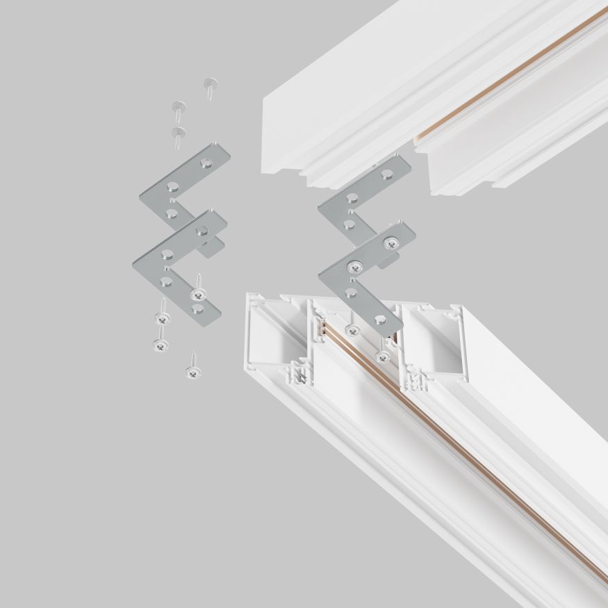 Комплектующие для встраиваемой трековой системы Technical TRA034D-CL-42S MAYTONI Accessories for tracks Exility Серебро