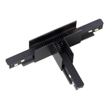 Соединитель с токопроводом для шинопровода Т-образный NOVOTECH 135126 FLUM черный