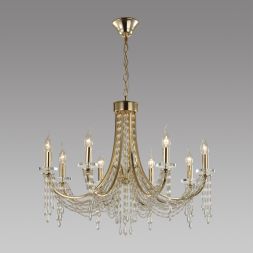 Люстра ODEON LIGHT 5063/8 CAPEL золото/прозрачный