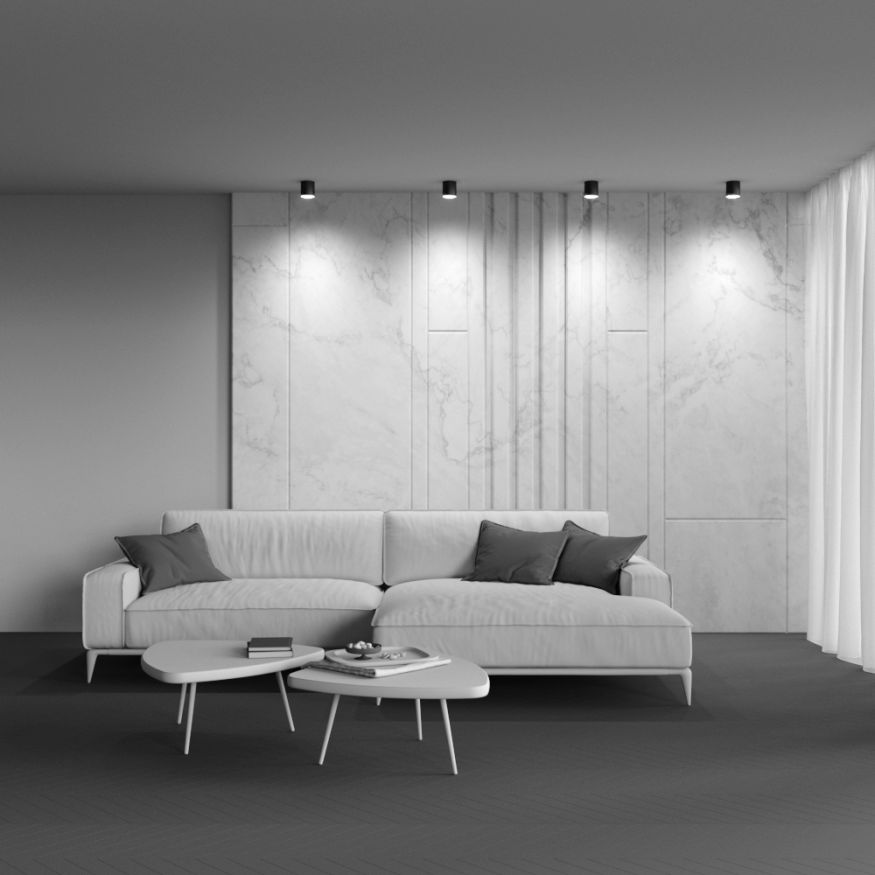 Потолочный светильник Technical C088CL-GX53-B MAYTONI Polar Черный