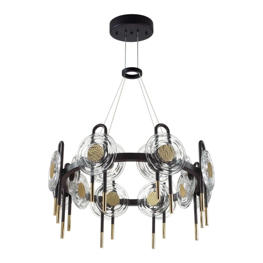 Люстра ODEON LIGHT EXCLUSIVE 5407/92L MAGNET черный/золото/металл/стекло