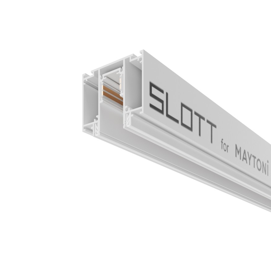 Шинопровод встраиваемый для натяжного потолка Technical TRX034D-422W MAYTONI Busbar trunkings Exility Белый