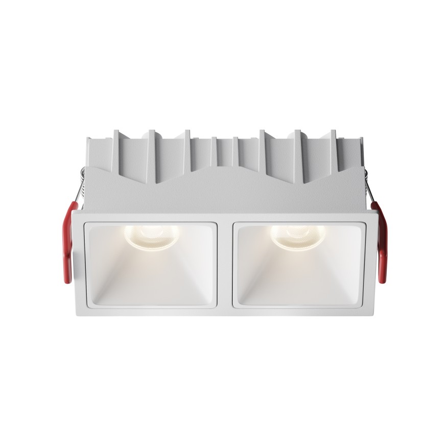 Встраиваемый светильник Technical DL043-02-10W4K-SQ-W-1 MAYTONI Alfa LED Белый