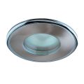 Встраиваемый неповоротный светильник NOVOTECH 369302 AQUA никель, ободок - хром