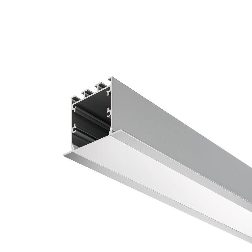 Профиль Led Strip ALM-5035-S-2M MAYTONI Встраиваемый с накладным фланцем профиль Серебро