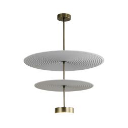 Потолочный ODEON LIGHT 7035/20CA FELT белый/серый