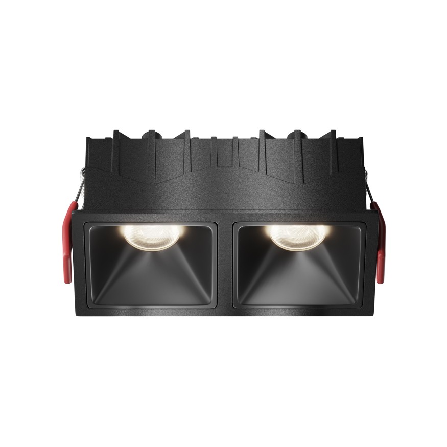 Встраиваемый светильник Technical DL043-02-10W4K-SQ-B-1 MAYTONI Alfa LED Черный