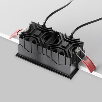 Встраиваемый светильник Technical DL043-02-10W4K-SQ-B-1 MAYTONI Alfa LED Черный