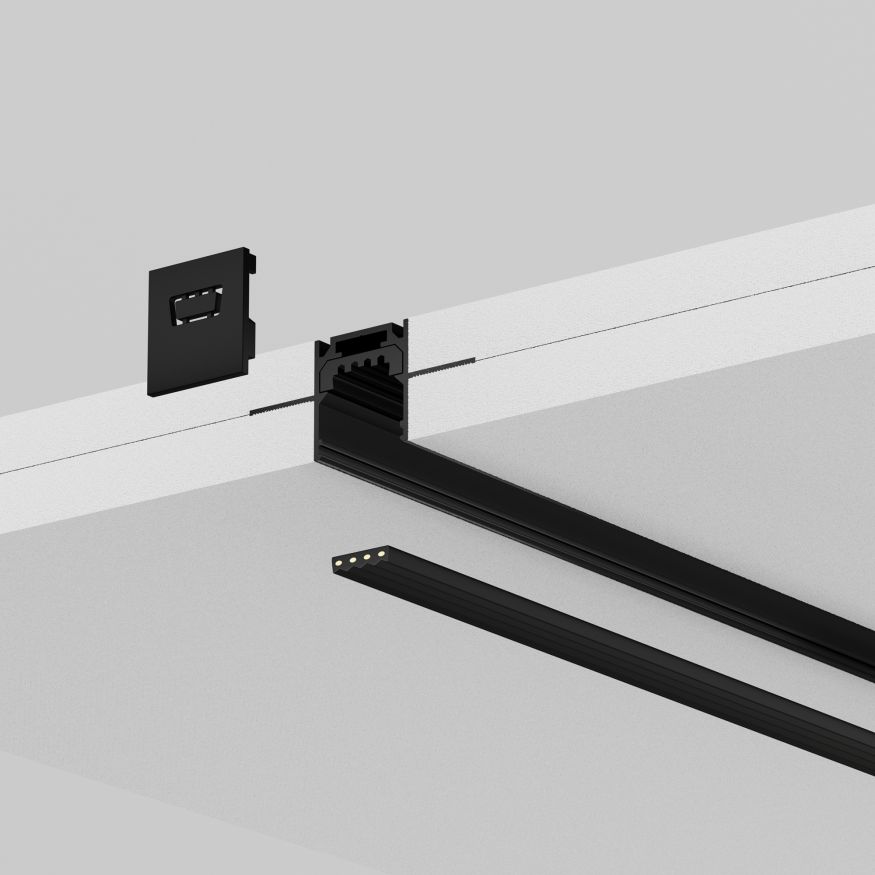 Профиль Outdoor O-TR002ED-P-B3M MAYTONI Профиль для уличной трековой системы Exility IP Черный