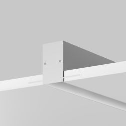 Комплектующие для профиля Led Strip 642056 MAYTONI Встраиваемый со скрытым фланцем профиль Серебро