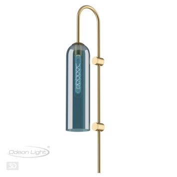 Бра ODEON LIGHT 4641/1W VOSTI золотой/синий