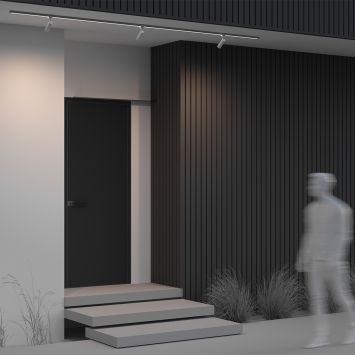 Уличный трековый светильник Outdoor O-TR01-1-S-8WW3K MAYTONI Focus Led Белый