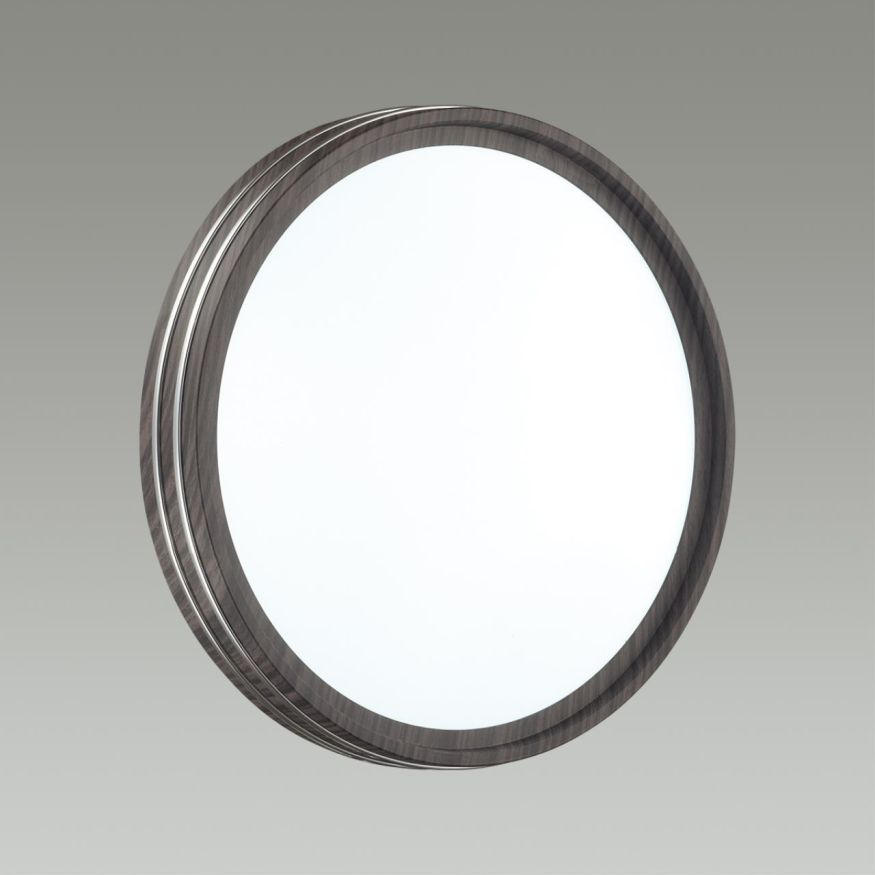 Настенно-потолочный светильник SONEX 7604/EL TROSTO белый/венге под дерево/хром