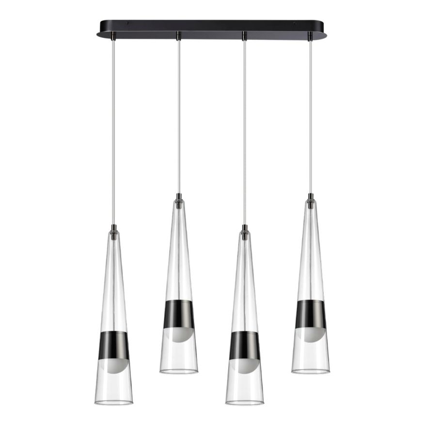 Люстра ODEON LIGHT 5044/42L LUMP глянц.темн.хром/прозрачный