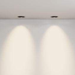 Встраиваемый светильник Technical DL105-12W3K-B MAYTONI Lens Черный