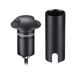 Встраиваемый грунтовый светильник ODEON LIGHT 6662/2GL WALD черный/металл