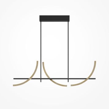 Подвесной светильник Maytoni MOD428PL-L20BK Maytoni Wabi Черный