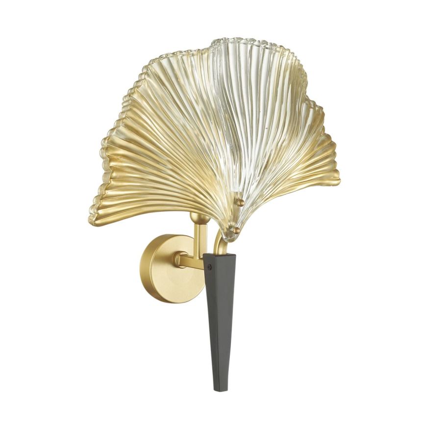 Настенный светильник ODEON LIGHT EXCLUSIVE 4870/1W VENTAGLIO золотой/чёрный