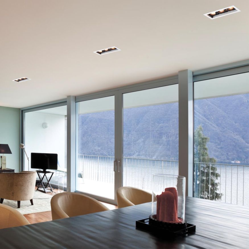 Встраиваемый светильник NOVOTECH 370714 GESSO белый/черный