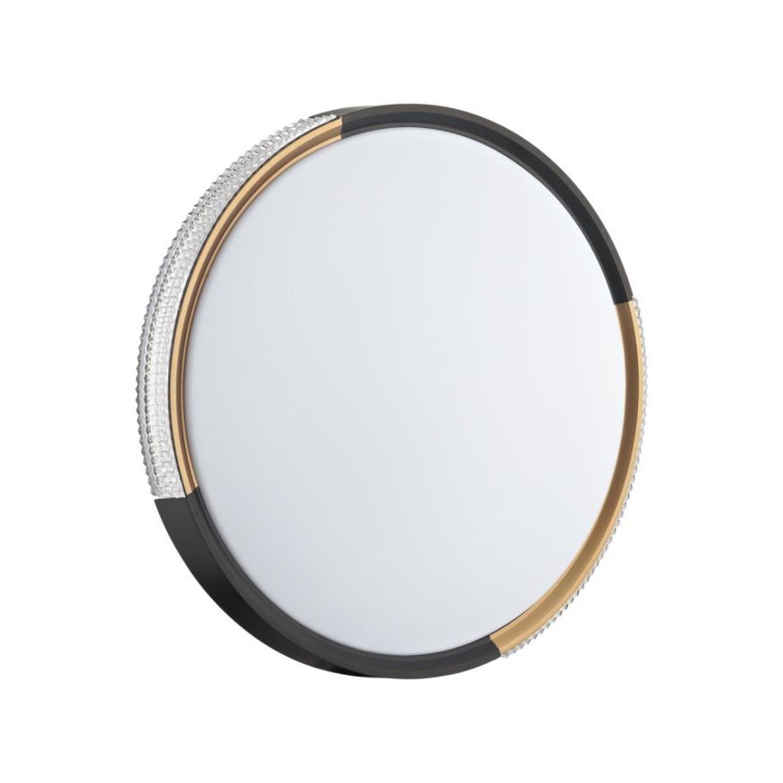 Настенно-потолочный светильник SONEX 7629/DL VELIO белый/черный/золотистый