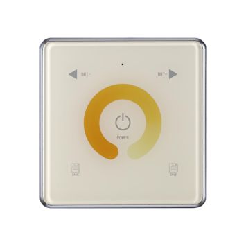 Беспроводной пульт дистанционного управления (настенная панель) (2.4G + Mesh) для арт. 359362-359377 NOVOTECH 359394 GLAT белый