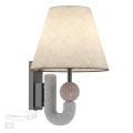 Бра ODEON LIGHT EXCLUSIVE 5410/1W Bagel черный матовый/бежевый/теплый беж