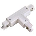 Соединитель &quot;T&quot; левый внутренний с токопроводом для трёхфазного шинопровода NOVOTECH 135060 белый