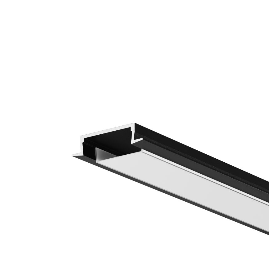 Профиль Led Strip 632010 MAYTONI Встраиваемый с накладным фланцем профиль Черный