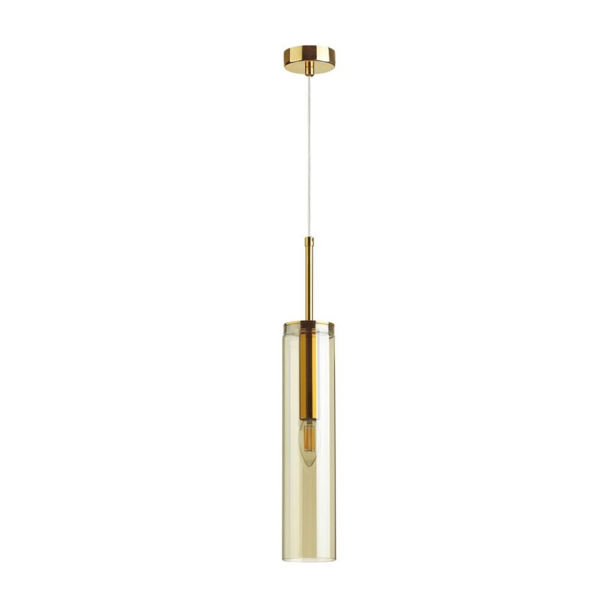 Подвес ODEON LIGHT 4693/1 KLUM золотой/янтарный