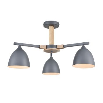 Люстра потолочная LUMION 8096/3C COLANGE серый