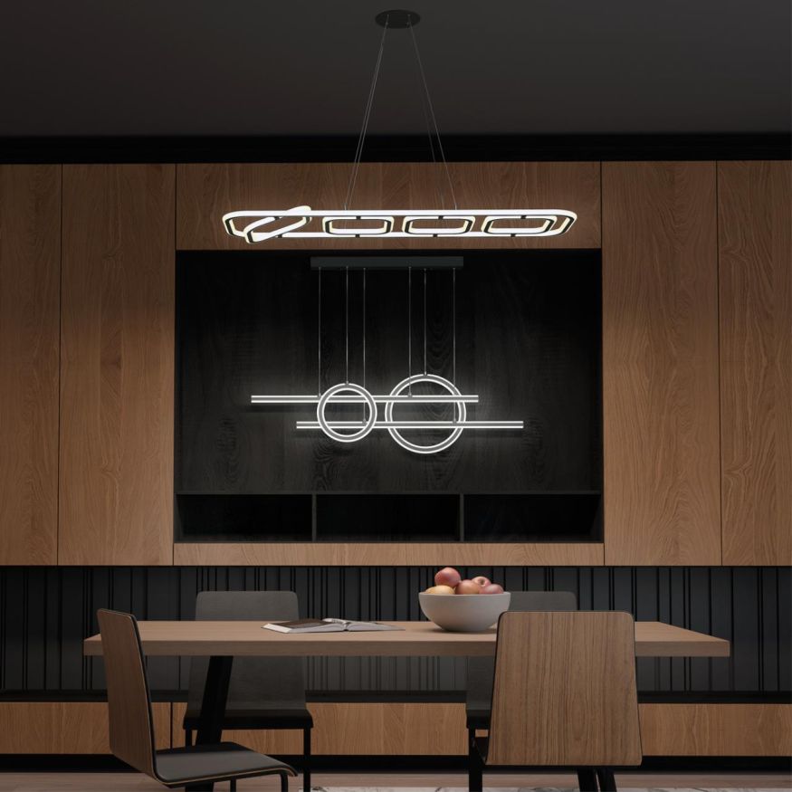 Светильник подвесной светодиодный диммируемый, в комплекте беспроводной пульт ДУ, длина провода 2м NOVOTECH 359182 ONDO белый