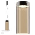 Подвес ODEON LIGHT 5047/10L PILLARI черный/светл.янтарный