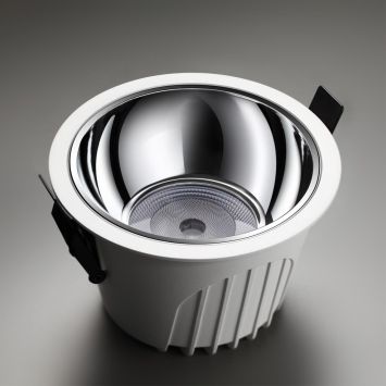 Светильник встраиваемый светодиодный NOVOTECH 358693 KNOF корпус белый/рефлектор хром