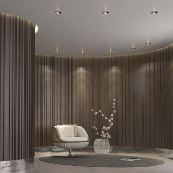 Светильник встраиваемый светодиодный NOVOTECH 358693 KNOF корпус белый/рефлектор хром