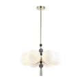 Люстра ODEON LIGHT EXCLUSIVE 5405/6 Palle золотой/черный/серый/светло-зеленый/белый матовый