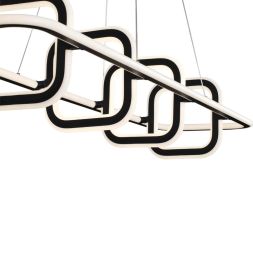 Светильник подвесной светодиодный диммируемый, в комплекте беспроводной пульт ДУ, длина провода 2м NOVOTECH 359185 ONDO черный