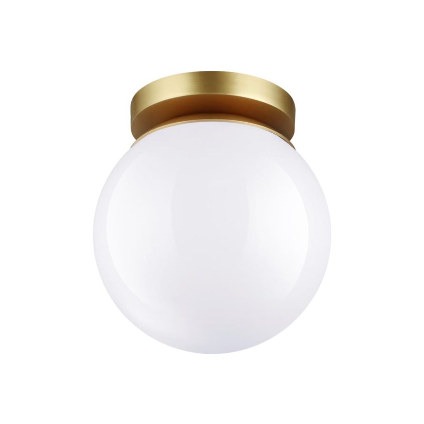 Потолочный накладной светильник ODEON LIGHT 4247/1C BOSCO золотистый/белый